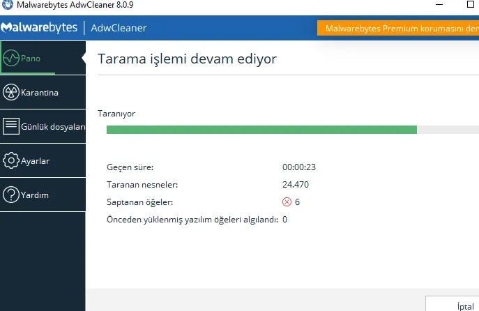 AdwCleaner Nasıl Kullanılır