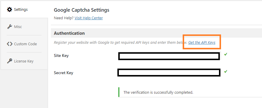 WordPress Spam Yorum Engelleme - Google Captcha Api Key TechnoVadi