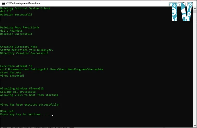 Bat Dizin Sahte Virüs - TechnoVadi