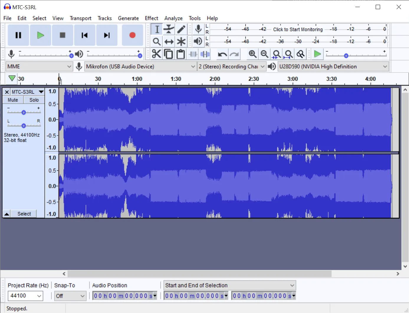 SLAM kullanmadan CS:GO'da müzik çalmak - Audacity mp3 dosyası aç